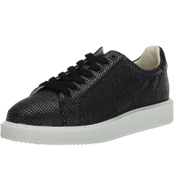 Lauren Ralph Lauren Angeline Sneaker Black Woven Size 8 NWT - Picture 4 of 11